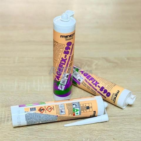 Colle silicone Montagefix-590 pour fixation - Salé et Rabat