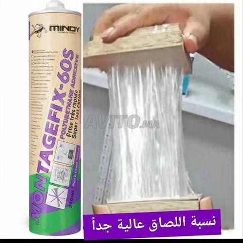 Colle silicone Montagefix-590 pour fixation - Salé et Rabat