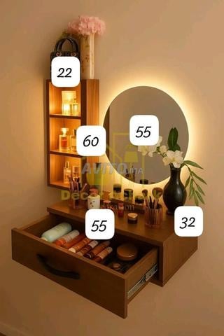 Miroir avec organisateurs - 2