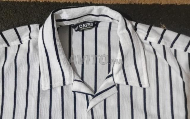 Chemise à rayures noires - 2