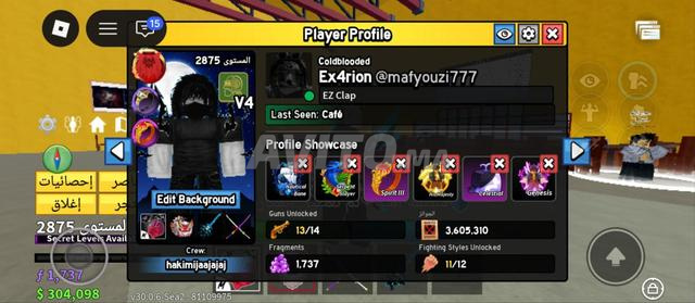 Compte Blox Fruits à vendre - 2
