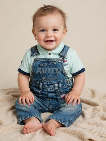 Salopette Bebe Garcon Jean - 2
