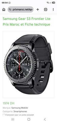 Montre connectée Samsung Gear S3 Frontier TBE - 2