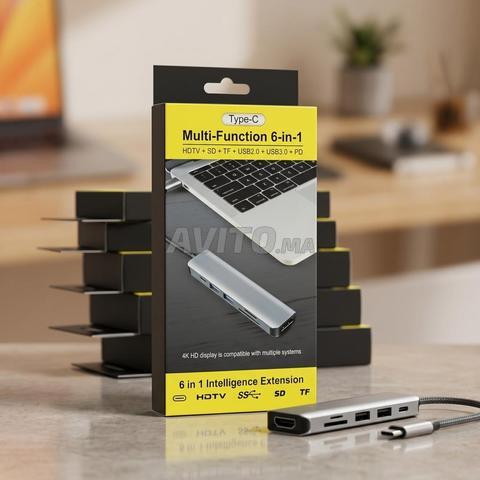 محول USB-C متعدد الوظائف 6 في 1 - 2