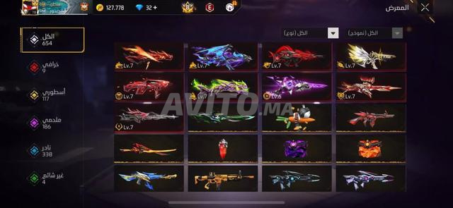 Compte Free Fire niveau 78 350 Dh 🔥🔥 - 2