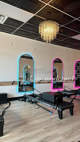 Miroir tendance avec LED - 2