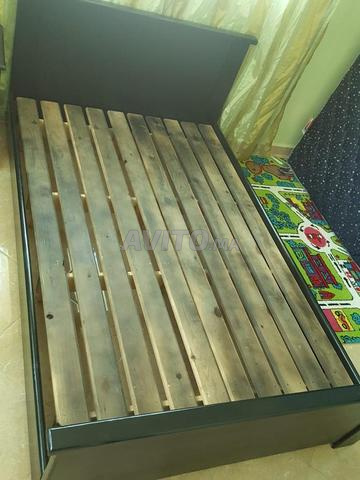 بيع سرير صندوق خشب الزان - 2