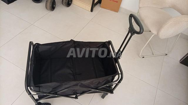 Chariot noir avec grande capacité - 2