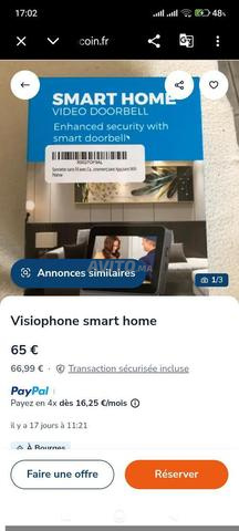 Sonnette vidéo intelligente sans fil - 2