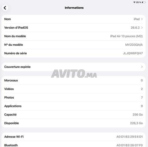 IPAD AIR 13 M2 AVEC STYLET APPLE PENCIL - 2