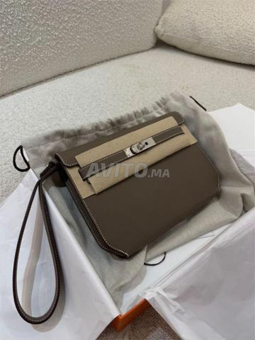 Pochette Hermès en Vrai Cuir HR5320 - 2