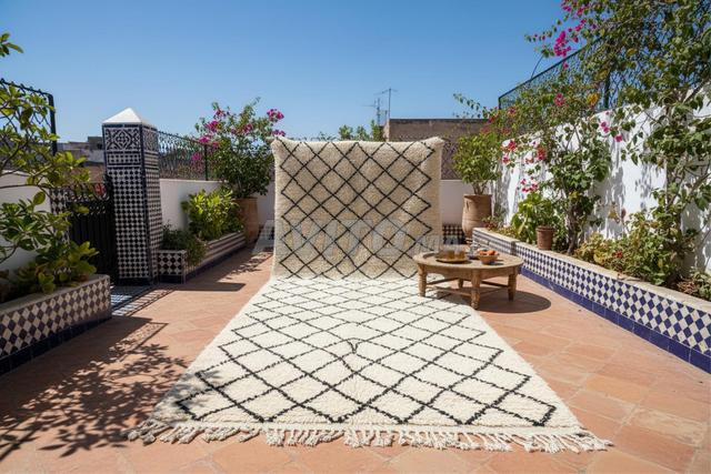 Tapis Beni Ourain authentique fait main - 100% pure laine - 2