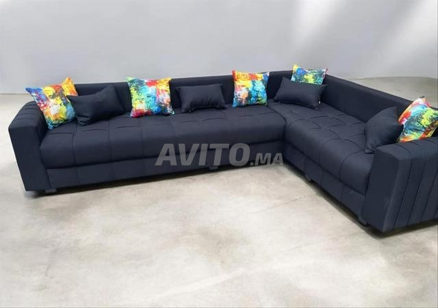 Salon standard, dimensions 2m x 2.30m, avec 6 coussins - 2
