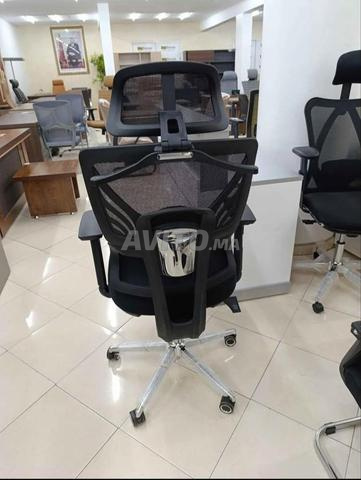 CHAISE DE BUREAU ERGONOMIQUE AVEC REPOSE-TÊTE - 2
