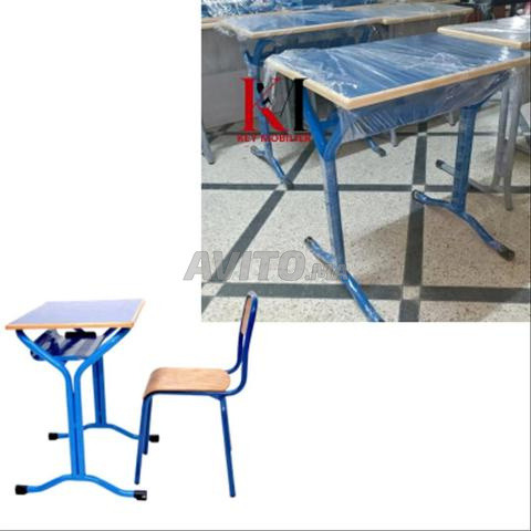 🏫 Pupitre Élève Individuel avec Casier - 2