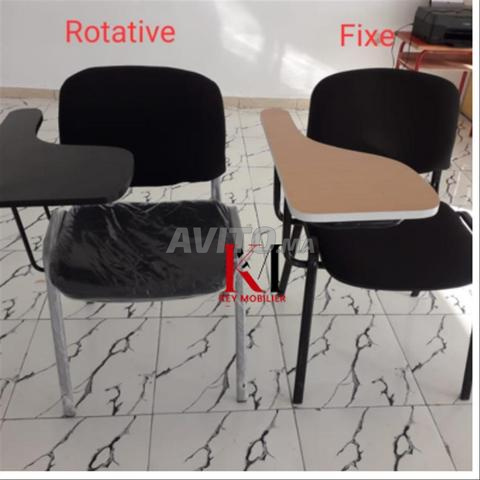 z Table Élève avec Casier Table d'écolier individuelle en bois - 2