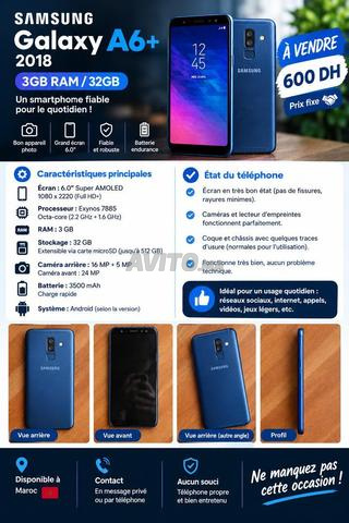 Samsung Galaxy A6 plus - légèrement négociable