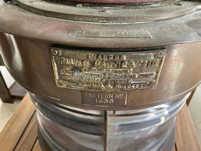 Lanterne de navire en cuivre et laiton - 2