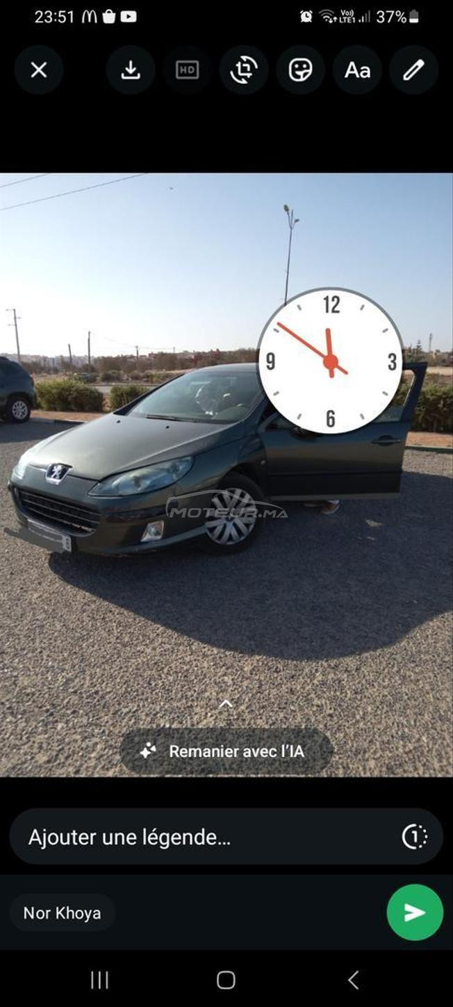 Peugeot 407 Diesel Manuelle 2007 à Casablanca
