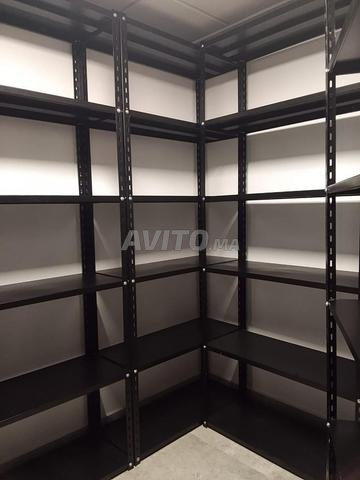 Rayonnage métallique à 5 tablettes