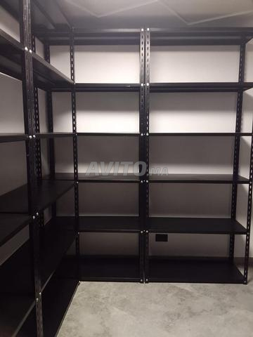 Rayonnage métallique à 5 tablettes