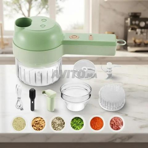 Hachoir Électrique 4 en 1 – Mini Coupe Légumes USB - 2