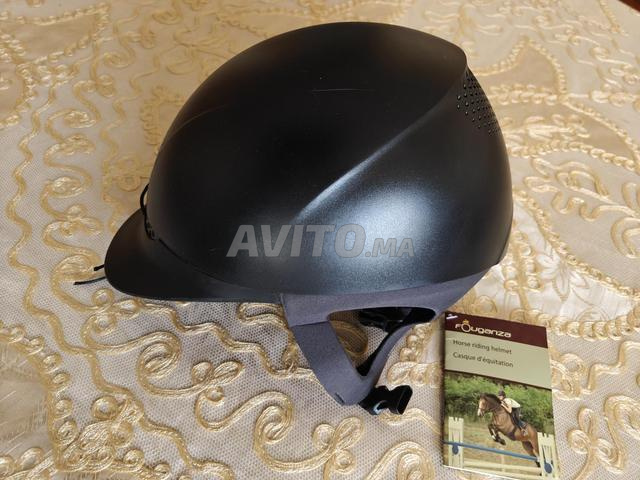 Bombe d'équitation Fouganza Safety Noir Neuf