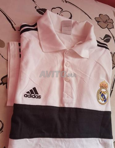 Polo Adidas 3 bandes Real Madrid XL neuf - 2
