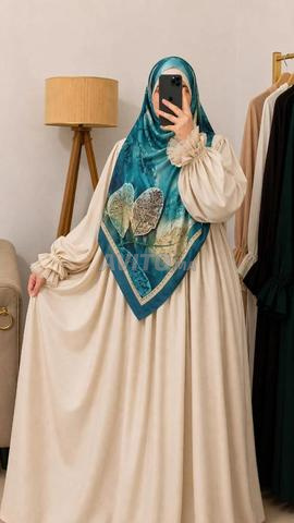 عباية أميرة مع خمار ماليزي - 2