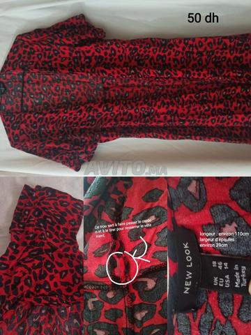 Robe New Look imprimé léopard rouge Taille EU 46