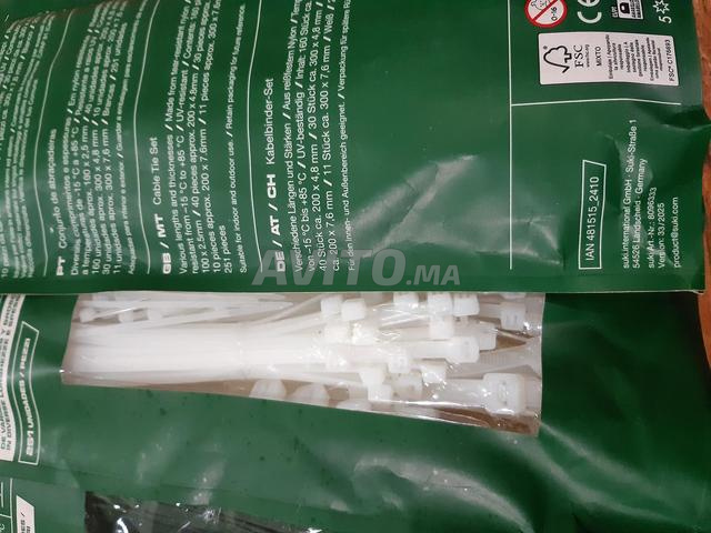 Lot de 5 sachets de colliers de serrage. - 2