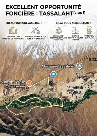 4 Ha équipés Auberge Vente rapide.
