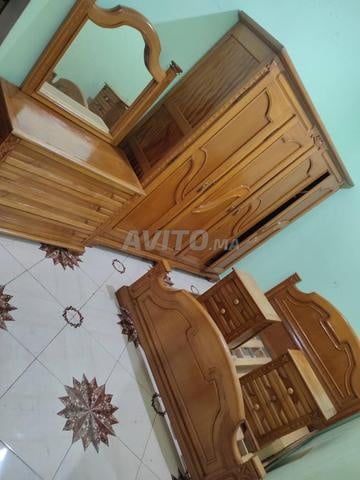 Chambre à coucher en bois de chêne, la meilleure qualité 140/190