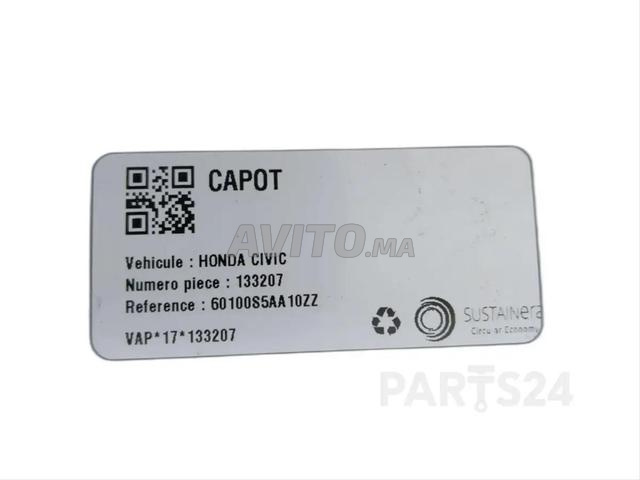 Capot Avant - Honda Civic 2004 - 2