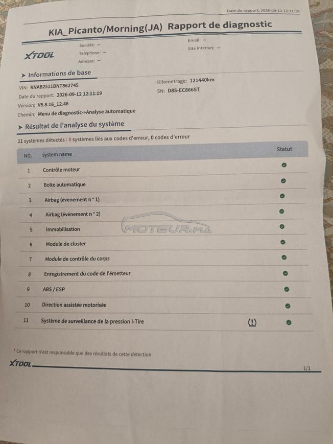 Picanto automatique 