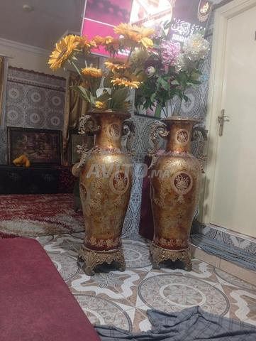 2 grands porte-pots anciens de 1m20 de long - 2
