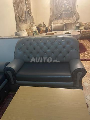 Fauteuils toujours neufs en cuir véritable - 2