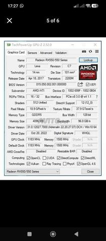 Carte Graphique AMD Radeon RX 550 4GB GDDR5 – PCIe - 2