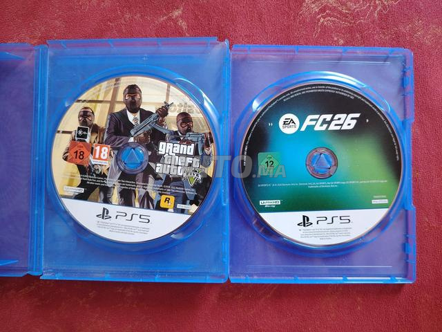GTA V et FC 26 PS5