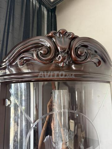Vitrine d’angle en acajou - 2