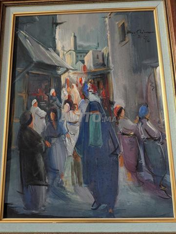 Beau tableau du peintre Abbés benchekroune. - 2