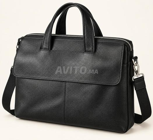 Sac de travail en cuir véritable 100% – Fait main