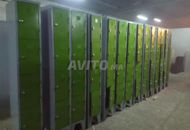 Vestiaire monobloc / casier métallique / armoire / lit - 2