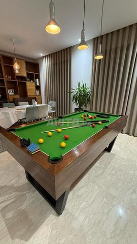 Table de billard Noyer original. - 2