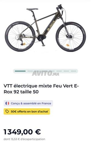 VTT ÉLECTRIQUE FEU VERT E-ROX 92
