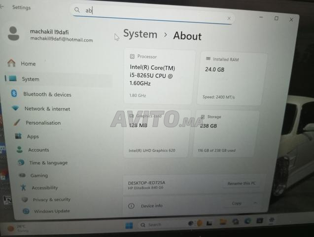 HP EliteBook 840 G6 - 24 Go RAM - SSD 256