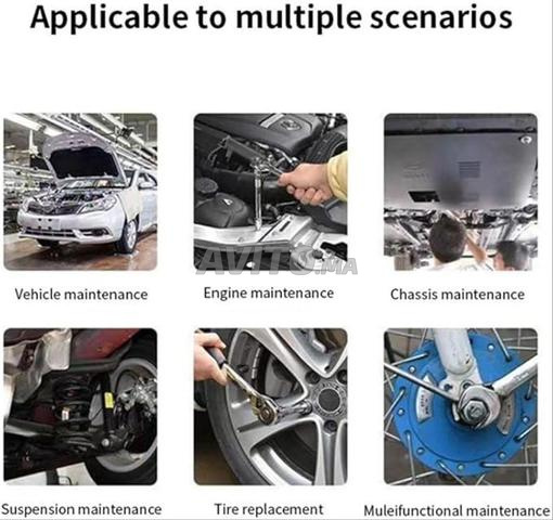 Ensemble complet d'outils de maintenance automobile. - 2