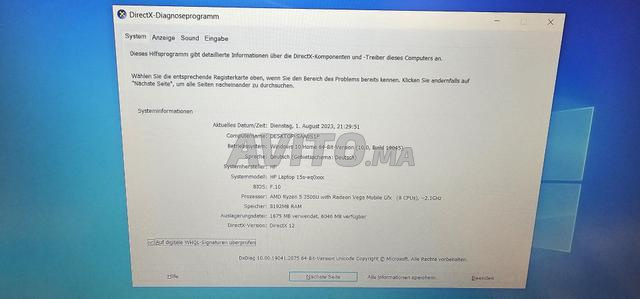 HP Laptop 15s Ryzen 5 8Go – État proche du neuf 🇩🇪 - 2