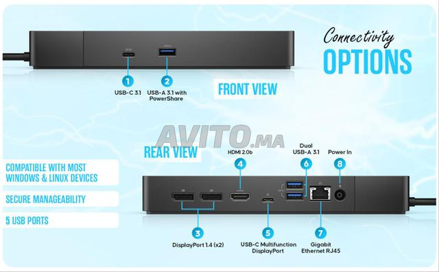 Dell Dock WD19S 130W Station d’accueil - 2