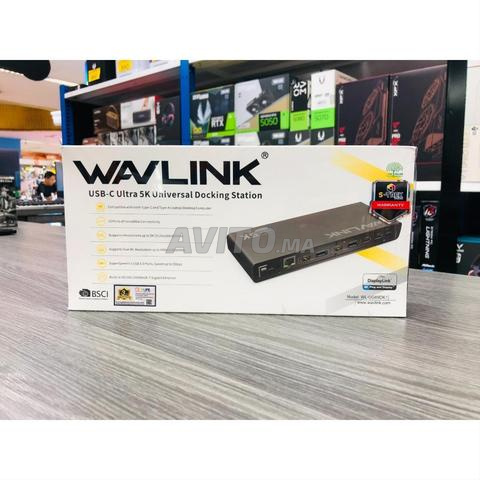محطة إرساء WAVLINK USB 3.0 USB C